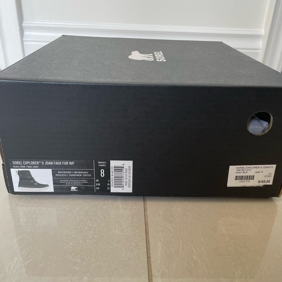 Sorel Explorer II Joan Faux Fur Winter Boots - Size 8 - Picture 5 of 5